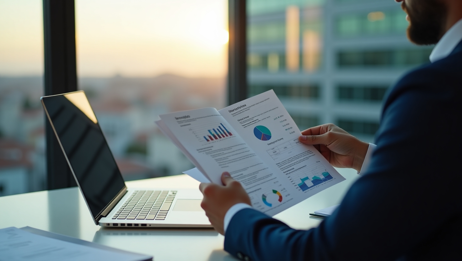 Equipa de auditores financeiros